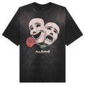 Theatre Masks Oversized Tee - Black