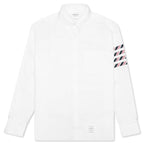 4-Bar Straight Fit Shirt - White