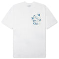 'Tonkatsu' Boro Wave Tee - White