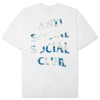 'Tonkatsu' Boro Wave Tee - White