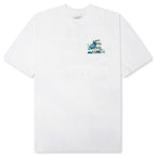 'Tonkatsu' The Great Wave Tee - White
