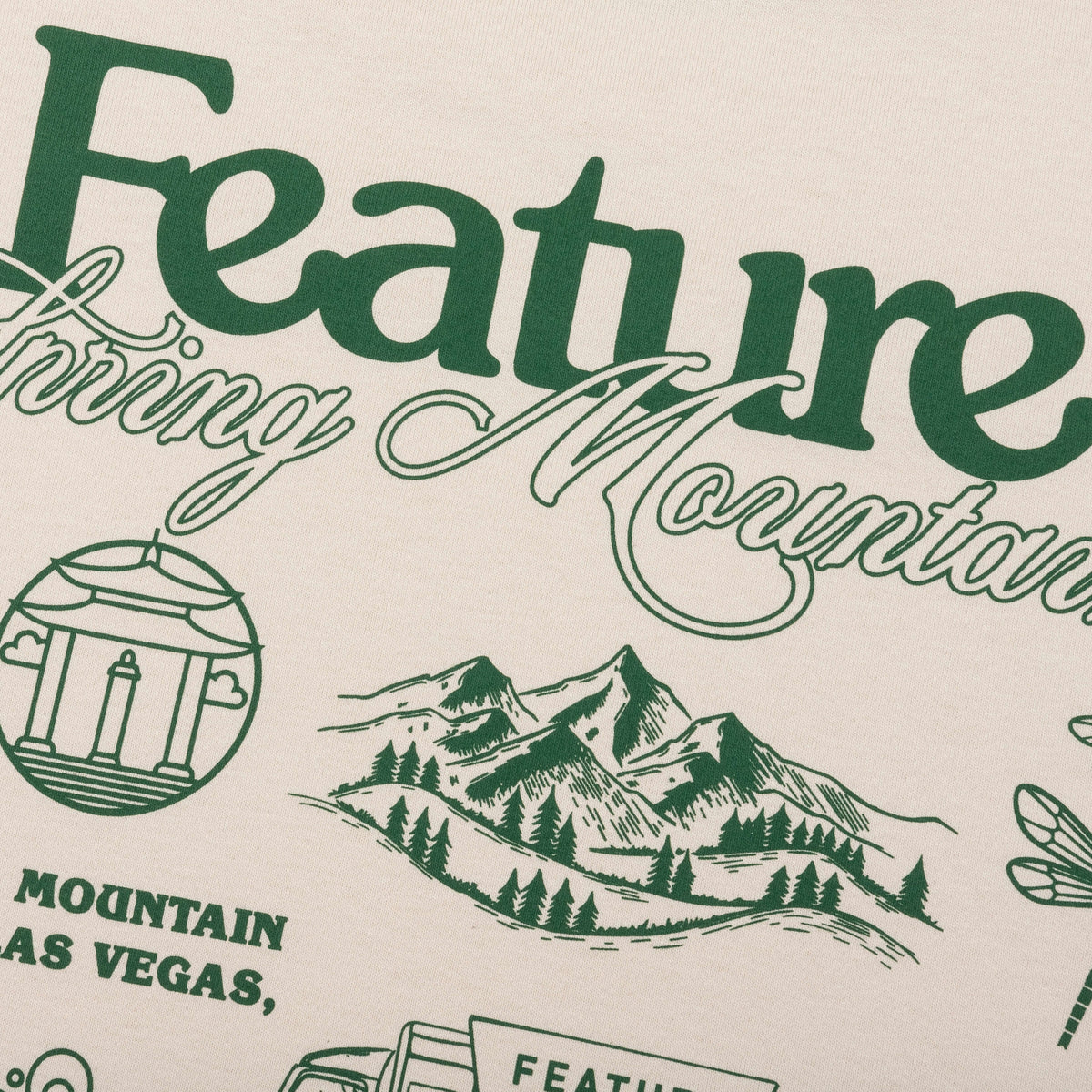 Town Ad Tee - Oatmeal