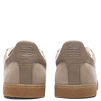 Town Nubuck and Leather Sneakers - Khaki