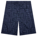 4G Shiny Bermuda Shorts - Navy
