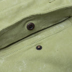 Twill Cargo Wide Leg Pant - Green