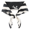 AMI SS26 Silk Place Des Victoires Scarf 'Black' USF689-AW0032-001