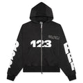 USO-123 CVA Zip Hoodie - Mechanic Black