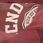 University Patchwork Crewneck - Red
