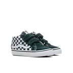Toddler Sk8-Mid Reissue V "Checkerboard" - Scarab/True White