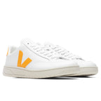 V-12 Leather - Extra White/Ouro