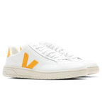 Women's V-12 Leather - Extra White/Ouro