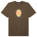 Venus Oval Pig. Dyed Tee - Brown