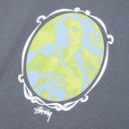 Venus Oval Pig. Dyed Tee - Indigo