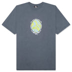 Venus Oval Pig. Dyed Tee - Indigo