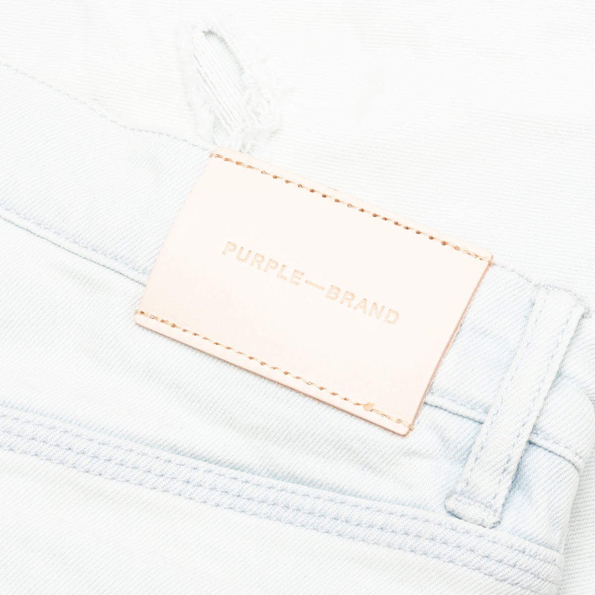 Vintage Knee Blowout - Light Indigo