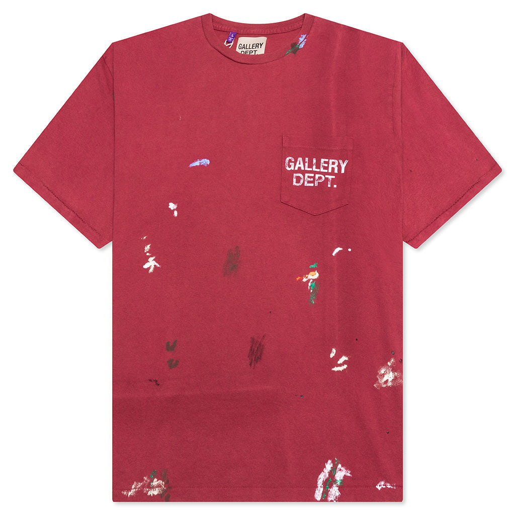 Vintage Logo Painted Tee - Brick