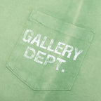 Vintage Logo Painted Tee - Light Green