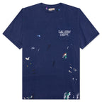 Vintage Logo Painted Tee - Navy