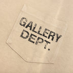 Vintage Logo Painted Tee - Taupe