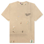 Vintage Logo Painted Tee - Taupe