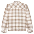 Waffle Flannel Shirt - Mid Brown