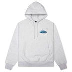 Wave Oval Hoodie - Ash Heather