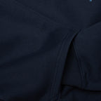Wave Oval Hoodie - Navy