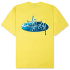 Wave Oval Tee - Lemon