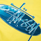 Wave Oval Tee - Lemon