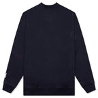 Weird Trad Logo Crew Neck Sweatshirt - Dark Navy