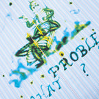 What Problem? Button Up - Blue
