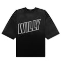 'Willy' Inside Out Buffalo Tee - Black
