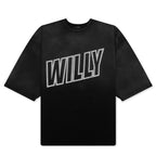 'Willy' Inside Out Buffalo Tee - Black