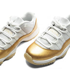 Women's Air Jordan 11 Retro Low 'Mother's Day' - White/Metallic Gold/Team Gold