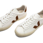 Women's Campo Leather - White/Cognac