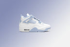 Women's Air Jordan 4 Retro 'Aluminum' - White/Aluminum/Blue Tint/Oil Green