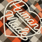 Wool Check Shirt - Orange