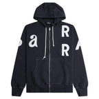Word Salad Zip Hooded Sweatshirt - Dark Navy