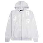 Word Salad Zip Hooded Sweatshirt - Heather Grey