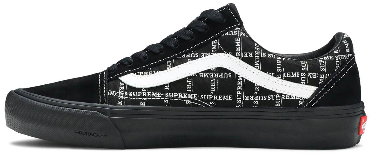 VANS X SUPREME OLD SKOOL PRO BLACK
