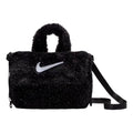 (GS) Nike 1L Faux Fur Crossbody Bag 'Black Cool Grey White' FZ1329-010