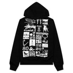 Sara Zip Hoodie - Black