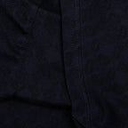 Zipped Hoodie In Monogram 72 Jacquard - Black/Navy