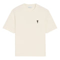 AMI Small Heart Logo Boxy Fit T-Shirt 'White Cream' UTS387-726-136