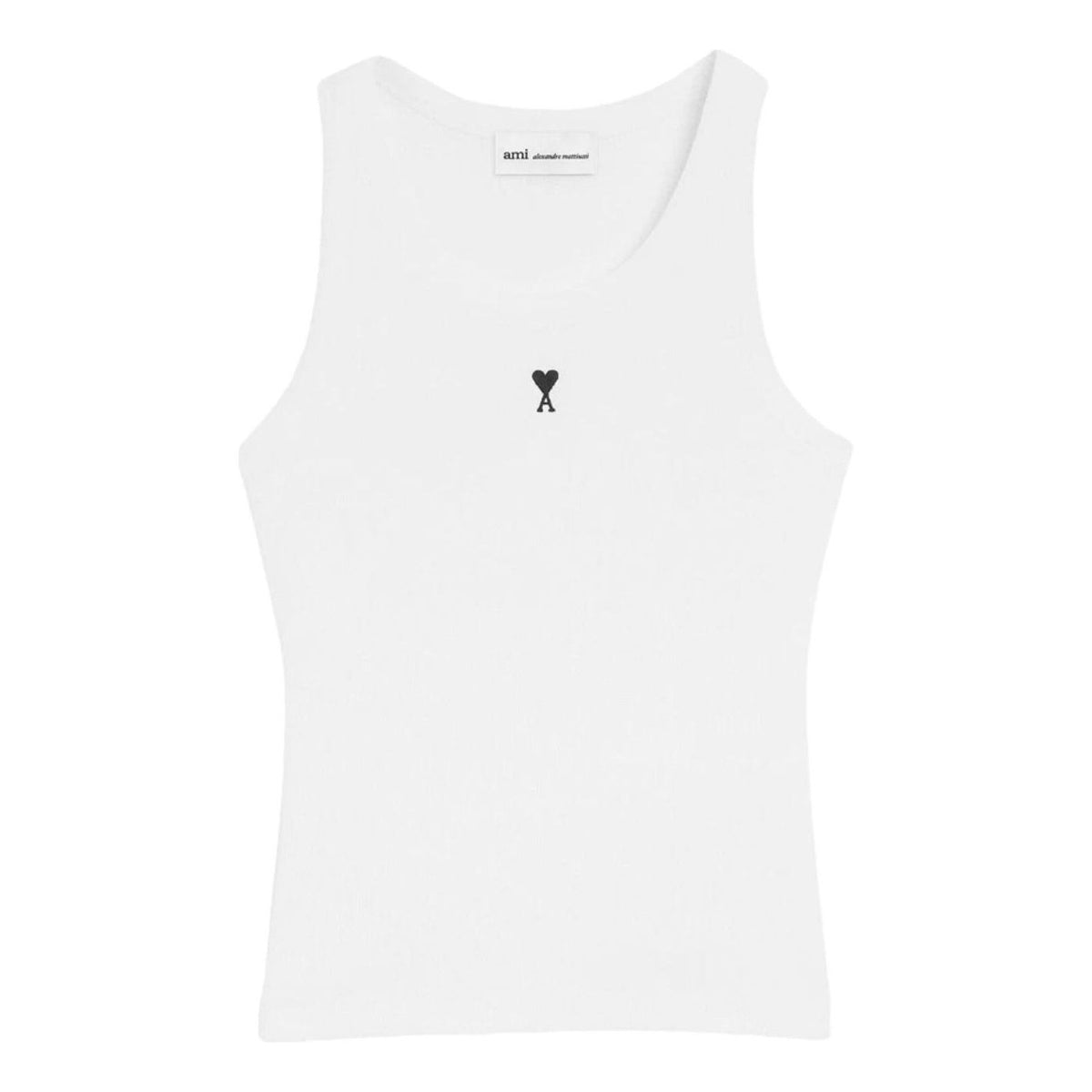 (WMNS) AMI Army Army de Heart Tank Top 'White' FTP811-JE0117-100