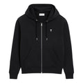 AMI Small Heart Logo Zip Up Hoodie 'Black' HSW765-730-045