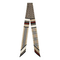 (WMNS) Burberry 25 Skinny Montage Silk Scarf 'Beige' 8037017