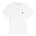 AMI Small Heart Logo T-Shirt 'White' HTS346-724-100