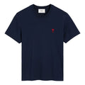 AMI Small Heart Logo T-shirt 'Navy' BFUTS035-724-430