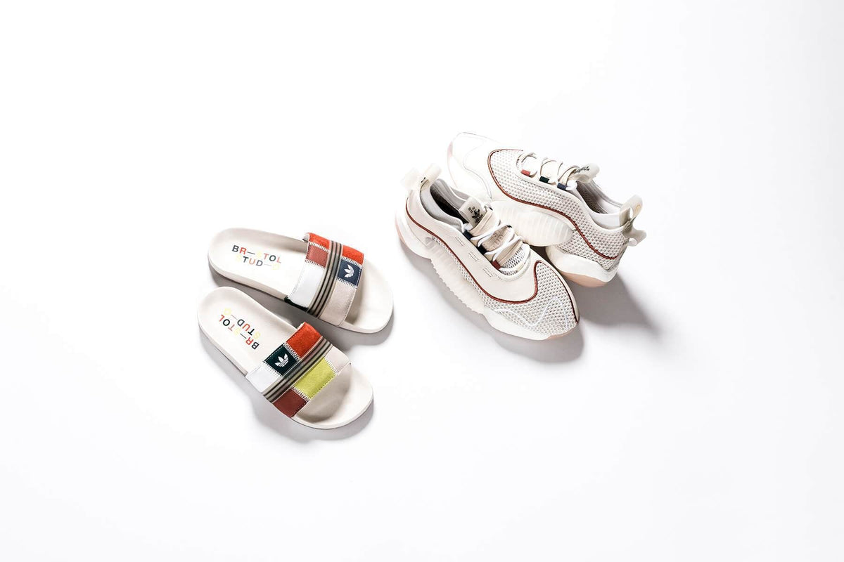 adidas Originals x Bristol Studios Adilette Slide - Cloud White